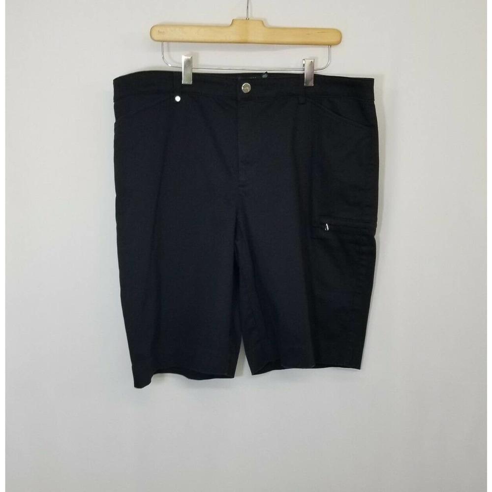 Lauren Ralph Lauren Black Bermuda High Rise Shorts